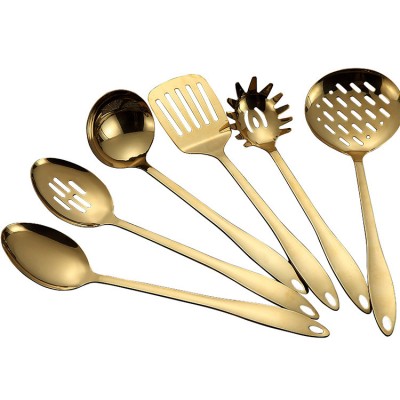 high quality copper rose golden vintage stainless steel  kitchen utensils cooking tools