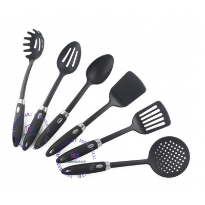 Food grade 6pcs cute kitchen utensil nylon tool set for cooking